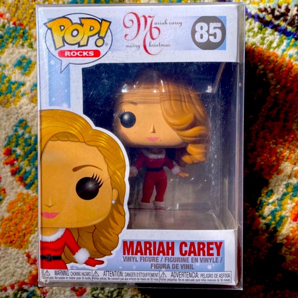Funko Pop Rocks Mariah Carey Merry Christmas #85 Free Shipping Diamond Exclusive